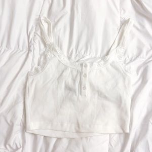 Lace Cropped Tank